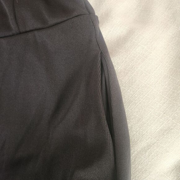 NWT Sage The Label Icon Square Neck Jumpsuit Black Straight Leg Size Small - Picture 7 of 11